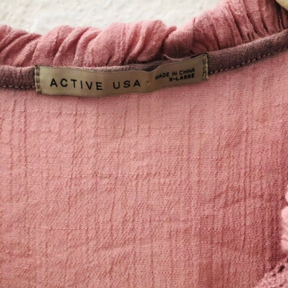 Sleeveless extra large pink summer top - Picture 2 of 3